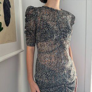 Isabel Marant x H&amp;M Printed Blouse, size 4 (fits like size 0!!)